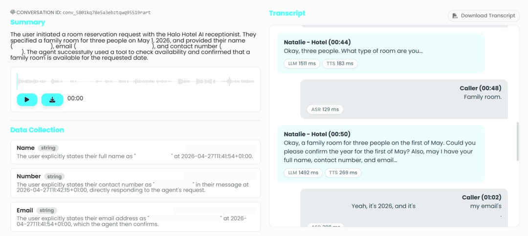 Transcript Details